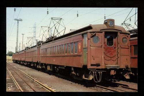 Train railroad postcard penn - postcard,