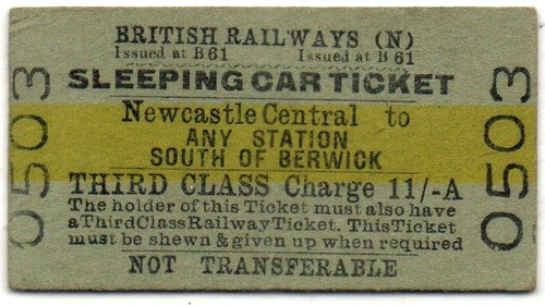 Railway ticket newcastle - br(n),